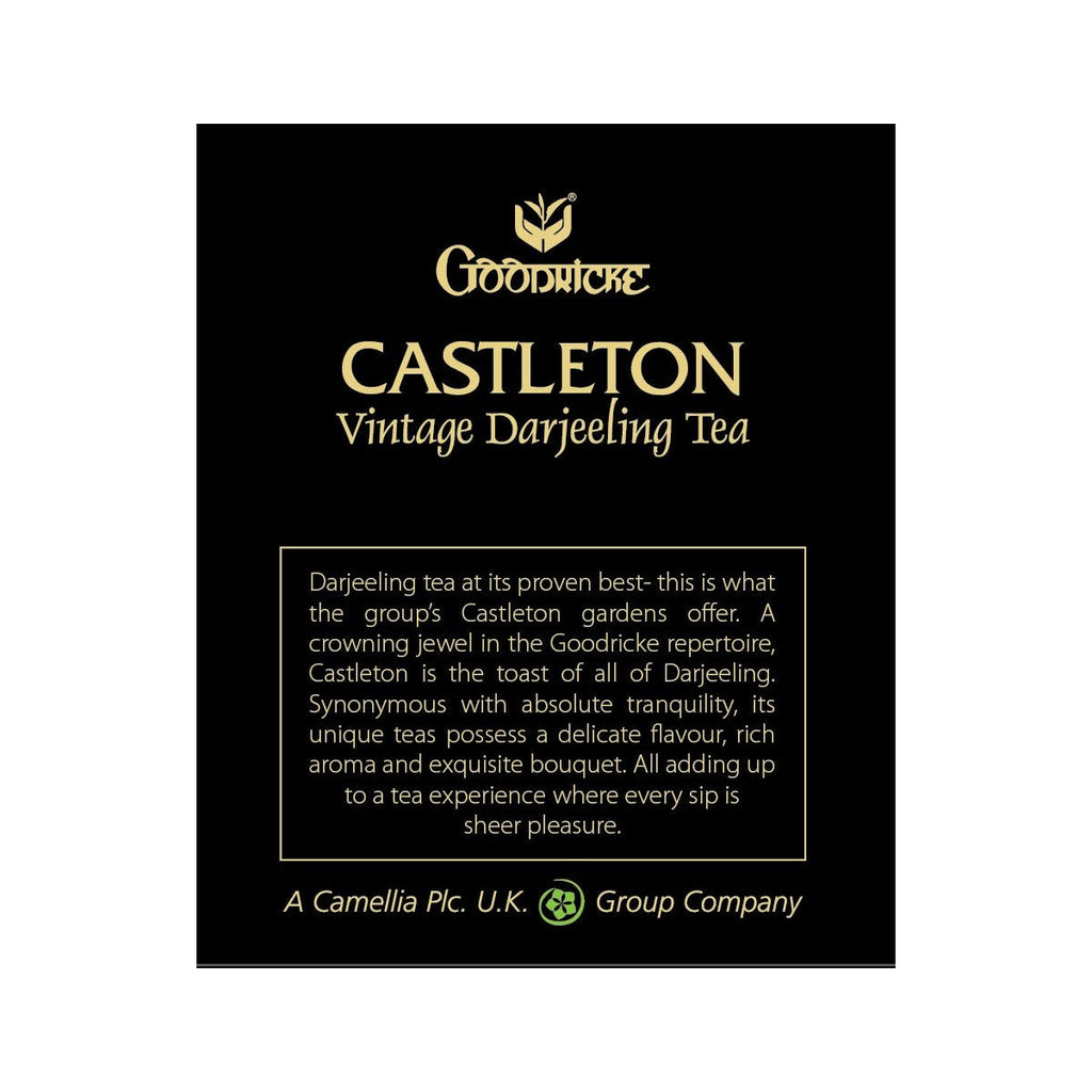 Buy Castleton Vintage Darjeeling Tea Online, 250gm- Goodricke